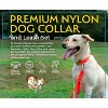 Country Brook Petz Premium Nylon Dog Collar and Leash Set for Small Medium Large Dogs - Vibrant 30+ Color Selection - 3 of 4
