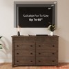 6/7 Drawer Dresser for Bedroom, Wooden Chest of Drawers, Fluted TV Stand, Storage Organizer for Living Room, Hallway and Entryway - 4 of 4