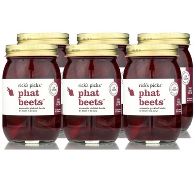 Rick's Picks Phat Beets Pickled Beets - Case of 6/15 oz
