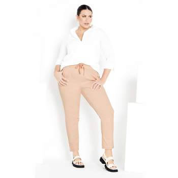 Women's Plus Size Alana Pull On Pant - blush | AVENUE