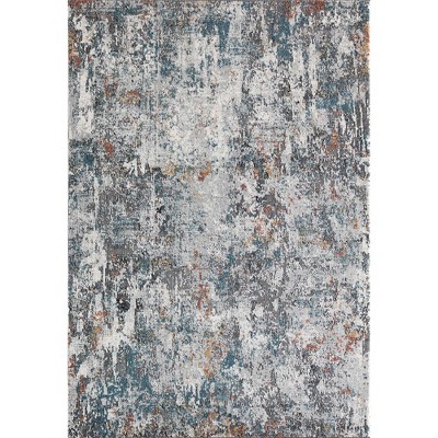 Rugs America Belle Abstract Vintage Area Rug