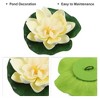 Unique Bargains Artificial Lotus Flowers for Garden Ponds Pool Decoration 3 Pcs - 3 of 4