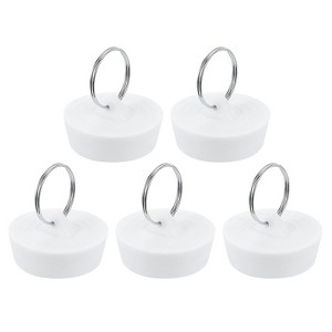 Unique Bargains Bathroom Kitchen Laundry Rubber Hanging Ring Sink Bathtub Drain Stoppers - 1 of 4