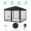 10 x 10 FT Pop Up Canopy, Party Tent with Mosquito Netting, Height Adjustable Instant Sun Shade, for Parties, Camping, Events - 3 of 4