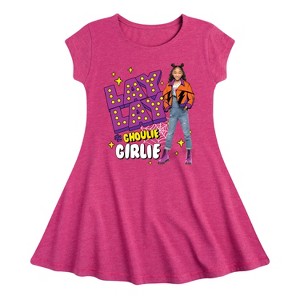 Girls' - Nickelodeon - Ghoulie Girlie Fit & Flair Cap Sleeve Dress - 1 of 2