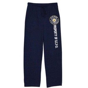 Mens Batman Property of GCPD Pajama Pants - 1 of 2