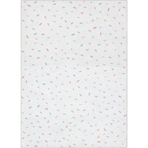 Well Woven Rainbow Sprinkles Apollo Kids Collection Multi Color Area Rug - 1 of 4