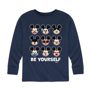 Boys' - Disney - Be Yourself Long Sleeve Graphic T-Shirt - 1 of 4