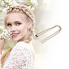 Unique Bargains Women's Colorful Rhinestone Braided Hair Chain 1 Pc - 4 of 4