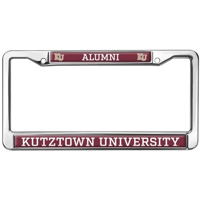 Kutztown University Alumni Full Size Standard License Plate Metal Frame