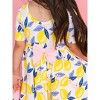 RuffleButts Girls Knit Short Sleeve Twirl Dress - 4 of 4