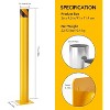 Coucheta Safety Bollard, Metal Safety Bollard Post, 4.5 Inch Diameter Steel Safety Bollard for Driveway Barrier, Parking Pole,Traffic Control - 2 of 4