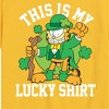Boys' - Garfield - This Is My Lucky Shirt Short Sleeve Graphic T-Shirt - 2 of 4