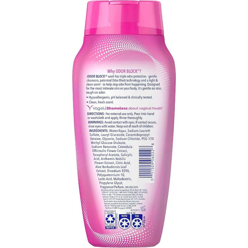 Vagisil Odor Block Daily Intimate Feminine Wash for Women - 3pk/36 fl oz, 3 of 10