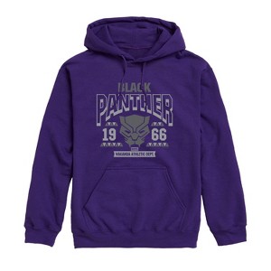 Men's - Marvel - Black Panther Collegiate Graphic Fleece Pullover Hoodie - 1 of 3