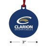 Clarion University Foundation Primary Logo Aluminum Holiday Christmas Tree Ornament  3.0" (7.6 cm) x 3.37" (8.6 cm) - 3 of 4