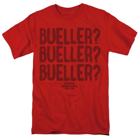 Ferris Bueller The Ben Stein Adult T Shirt, Red - image 1 of 4