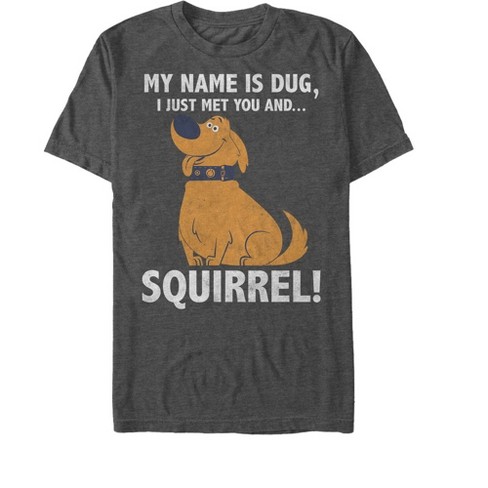 Fifth Sun Mens Disney Pixar Dogs Slim Fit Short Sleeve Crew Graphic Tee Gray X Large Target