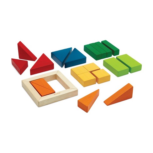 Colorful 40 Unit Blocks – PlanToys USA