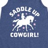 Girls' - Instant Message - Saddle Up Cowgirl Graphic Sleeveless Aline Dress - 2 of 4