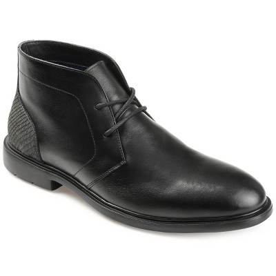 Thomas & Vine Men's Aldridge Plain Toe Chukka Boot Black 10.5 : Target