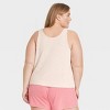 Women's Cozy Ribbed Pajama Tank Top - Auden™ - 2 of 3