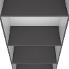 Vynxaria Sutton Bookcase: 4-Tier Open Storage Shelves, Classic-Modern Fusion, White/Black/Gray Finishes - 3 of 4