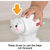 Fisher-Price Baby Toy Crawl-After Polar Bear, Animal-Themed Activity Vehicle with Sensory Details for Infants Ages 9+ Months - 3 of 3