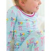 RuffleButts SoftSnooze Toddler Girls Ruffle Long Sleeve Pajama Set - 4 of 4