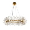 ALOADECOR Crystal Firework Chandelier Round Pendant Ceiling Lighting For Dining Room - 3 of 4