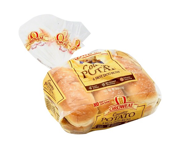 Oroweat Country Potato Hot Dog Buns - 6ct/15oz