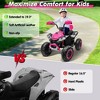 JOYRACER 24V Kids Ride on Toys ATV 4 Wheeler, 2 Seater 800W Motor for Big Kids, 7Ah Battery Powered Electric Vehicle Quad w/Kneepads, Bluetooth - 4 of 4