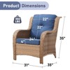 Gymojoy Outdoor Patio Chair with Table High Back Club Chair - 2 of 4