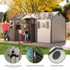 Lifetime 15 ft. x 8 ft. Outdoor Storage Shed, Tan (60138) - 4 of 4