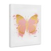 Stupell Industries Glam Pink Gold Butterfly Paint Splatter Canvas Art, 30" x 40" - 2 of 4