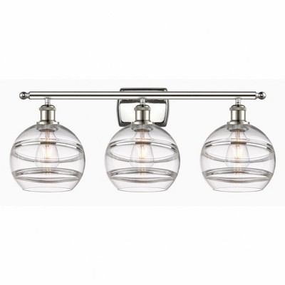 Rochester - 3 Light Bath Vanity In Industrial Style-10.88 Inches Tall and 28 Inches Wide