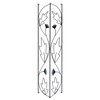 46" Tall Iron Downspout Decorative Garden Trellis - Black Powder Coat Finish, Weather-Resistant, Easy Installation - Achla Designs - 4 of 4
