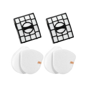 Nispira 2 HEPA & 2 Foam Filter Replacement Set for Shark Upright Vacuums UV650, UV725, ZU560 Series, ZD400 Series, Parts XFFK560 & XHEPA560, 1 Set - 1 of 4