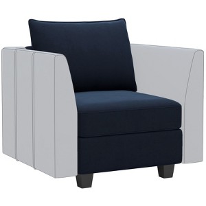 Belffin Plush Corduroy Single Module with Storage for Modular Sectional Sofa - 1 of 4