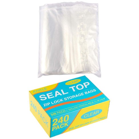 Pack of 200 9x12 Reclosable Plastic Zip Bags,Ploy Bags Clear Sealing Storage Plastic Bag 2Mil 