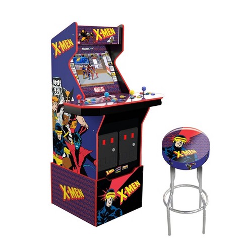 Arcade1Up Marvel X-Men Home Arcade with Stool and Riser - image 1 of 4