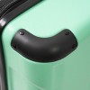 FURNIinspire Bag And Luggage Sets 20 Inch Luggage Set, Lightweight Checked Suitcase with 2 Mesh Bag Travel, Creamy Green, 8.3"*13.6"*21.5" - 3 of 4