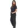 Just Love Scrub Set - 6 Pocket Medical Uniform - (V-Neck with Cargo Pant Nurse Set) - 2 of 3