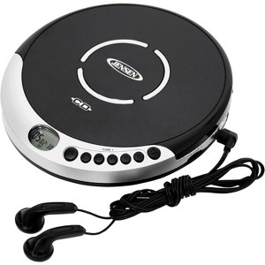 JENSEN CD-60R-BT Compact Bluetooth CD Player — CD-R/RW FM Radio Bass Boost Antiskip Protection LCD Display Programmable Memory - 1 of 3