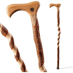Brazos Wooden Walking Canes for Men and Women, Stable Walking Sticks for Seniors, Made in The USA - 1 of 3