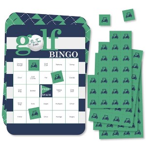 Big Dot of Happiness Par-Tee Time - Golf Bingo Cards and Markers - Birthday or Retirement Party Bingo Game - Set of 18 - 1 of 4