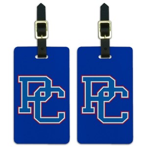 Presbyterian College Primary Logo Luggage ID Tags Suitcase CarryOn Cards  Set of 2 - 1 of 4