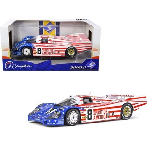 Porsche 956LH RHD #8 Follmer - Morton - Miller "Spirit of America" 24H of Le Mans (1986) Competition 1/18 Diecast Car by Solido - 1 of 4