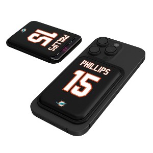 Keyscaper NFL Miami Dolphins Players Game Tactic Black Magnetic Credit Card Wallet - 1 of 3
