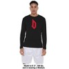 Duquesne University Adult Sport Long Sleeve Primary Logo, Athletic Heather - 3 of 4